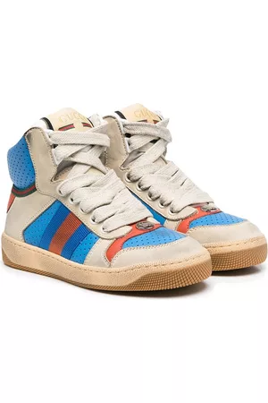 Gucci Tenis altos con agujetas