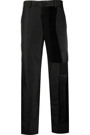 Comme des Garçons Pantalones con diseño patchwork