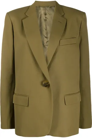 The Attico Blazer liso con botón