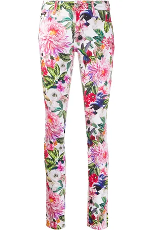 Philipp Plein Skinny jeans con estampado floral