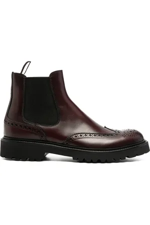 Scarosso Botines con detalles de perforaciones