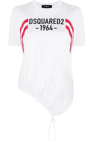 Dsquared2 Playera con cordón en el dobladillo
