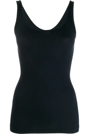 Vince Camiseta de canalé básica