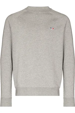 Maison Kitsuné Suéter con parche Fox