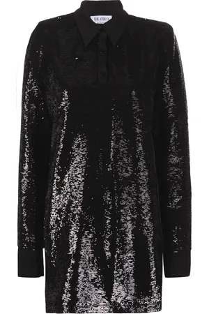 The Attico Vestido corto bordado con lentejuelas