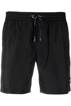 Dolce & Gabbana Shorts de playa con parche del logo