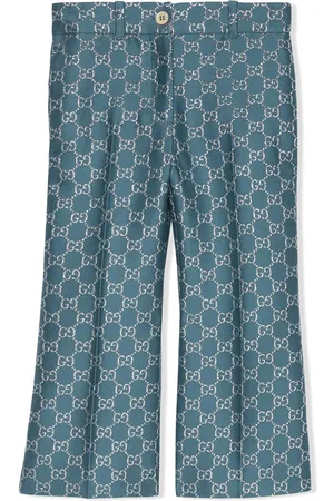 Gucci GG lamé-effect trousers