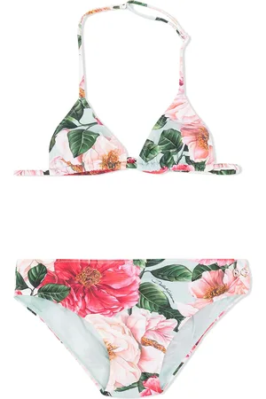 Dolce & Gabbana Bikini con rosas estampadas