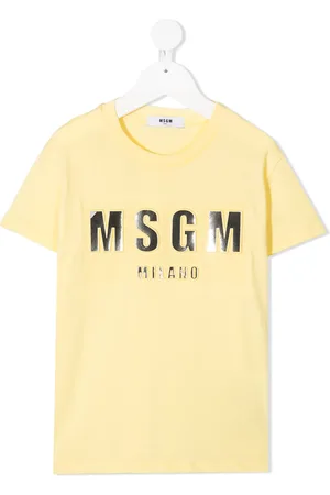 Msgm Playera con logo estampado