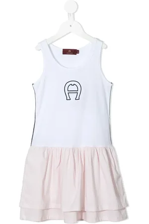 Aigner Vestido estilo playera acampanado