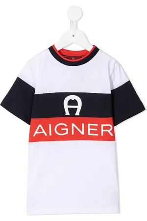 Aigner Playera con franja del logo