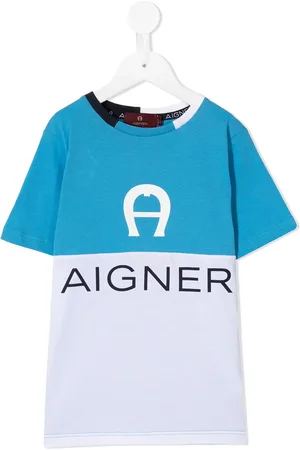Aigner Playera con diseño de dos tonos