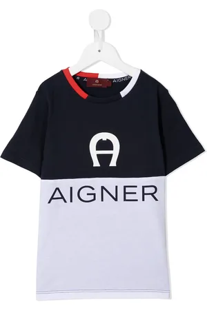 Aigner Playera con diseño de dos tonos