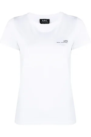A.P.C. Playera con logo estampado