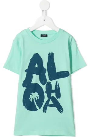 Il gufo Playera estampada Aloha