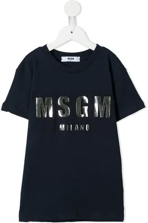 Msgm Playera con logo estampado