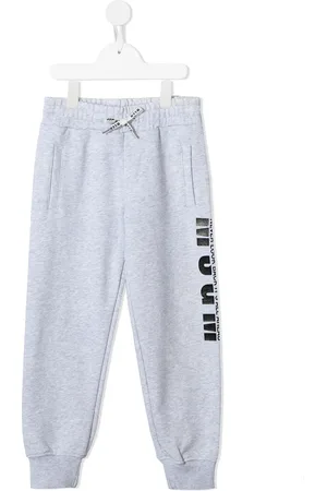 Msgm Pants con logo estampado
