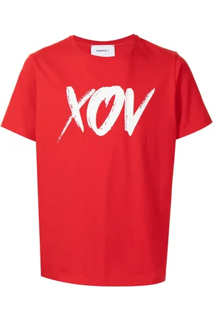 Ports V Playera con eslogan estampado