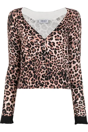 Liu Jo Cárdigan con estampado de leopardo