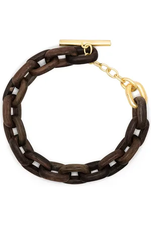PARTS OF FOUR Pulsera de cadena con botón de trenca