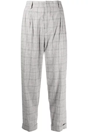 Marant Etoile Pantalones capri a cuadros