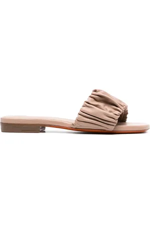 santoni Sandalias con efecto de piel de cocodrilo