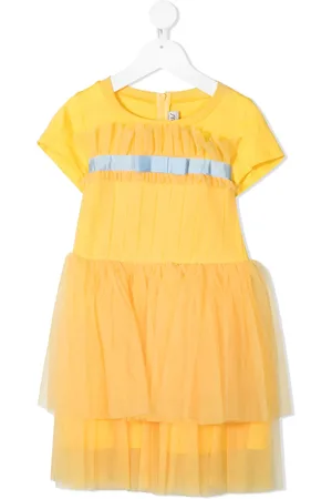 Simonetta Vestido estilo playera con volantes