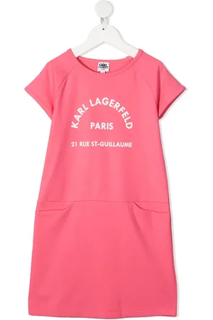 Karl Lagerfeld Vestido estilo playera con logo