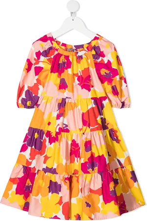 Il gufo Vestido con estampado abstracto