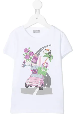 Il gufo Playera con estampado de vacaciones