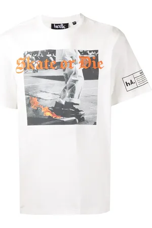 HACULLA Playera con bordado Skate or Die