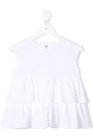 Il gufo Blusa sin mangas con volantes