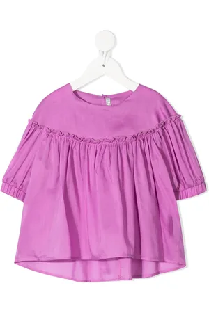 Il gufo Blusa con detalles fruncidos