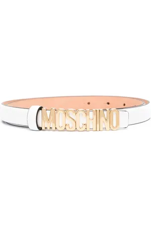 Moschino Cinturón con letras del logo en la hebilla