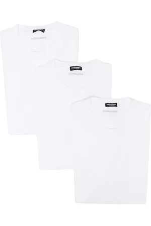 Dsquared2 Set de tres playeras con cuello redondo