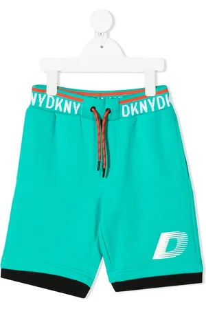 DKNY Shorts con franjas del logo