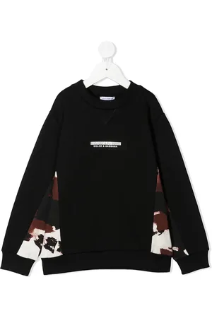 Dolce & Gabbana Sudadera con paneles con motivo militar