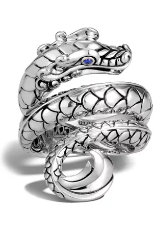 John Hardy Anillo Legends Naga con zafiros
