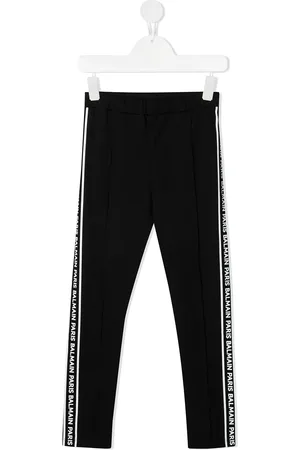 Balmain Pants con franjas del logo