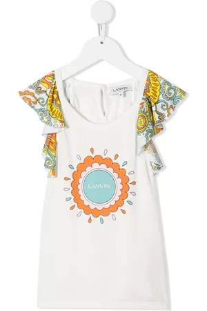 Lanvin Top con volantes en las mangas