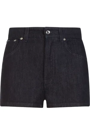 Dolce & Gabbana Shorts de mezclilla con parche del logo