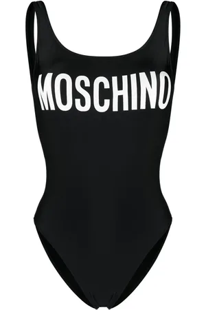 Moschino Traje de baño con logo estampado