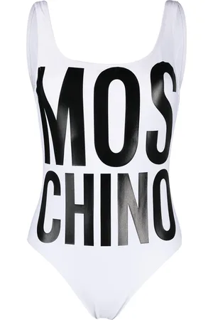 Moschino Traje de baño con logo estampado