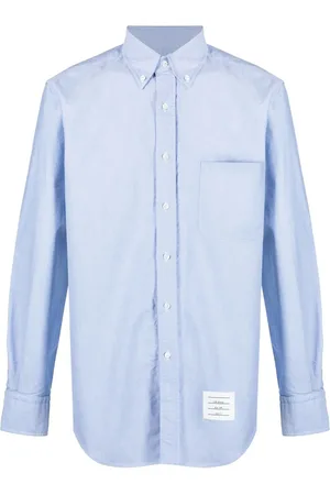 Thom Browne Camisa oxford con bolsillos en el pecho