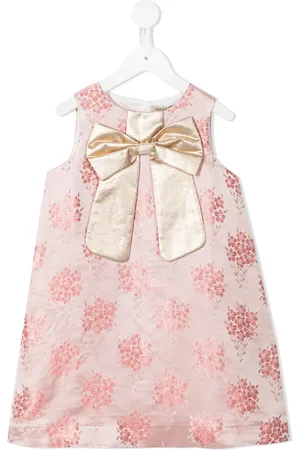 HUCKLEBONES LONDON Vestido con estampado floral y detalle de lazo