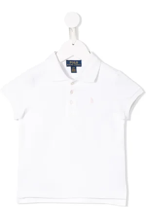 Ralph Lauren Playera tipo polo con logo bordado