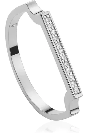 Monica Vinader Anillo Signature con diamantes