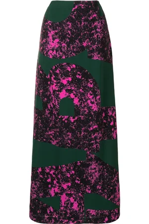 Colville Falda larga con estampado abstracto