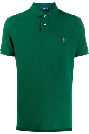 Ralph Lauren Playera tipo polo con logo bordado