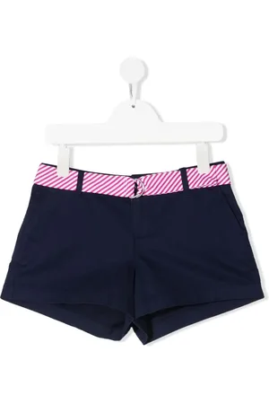 Ralph Lauren Shorts con cinturón a rayas